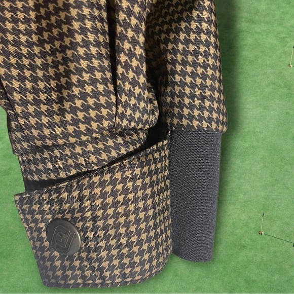 FOOTJOY Dryjoys Houndstooth Windbreaker Size Extra Large - Picture 5 of 12